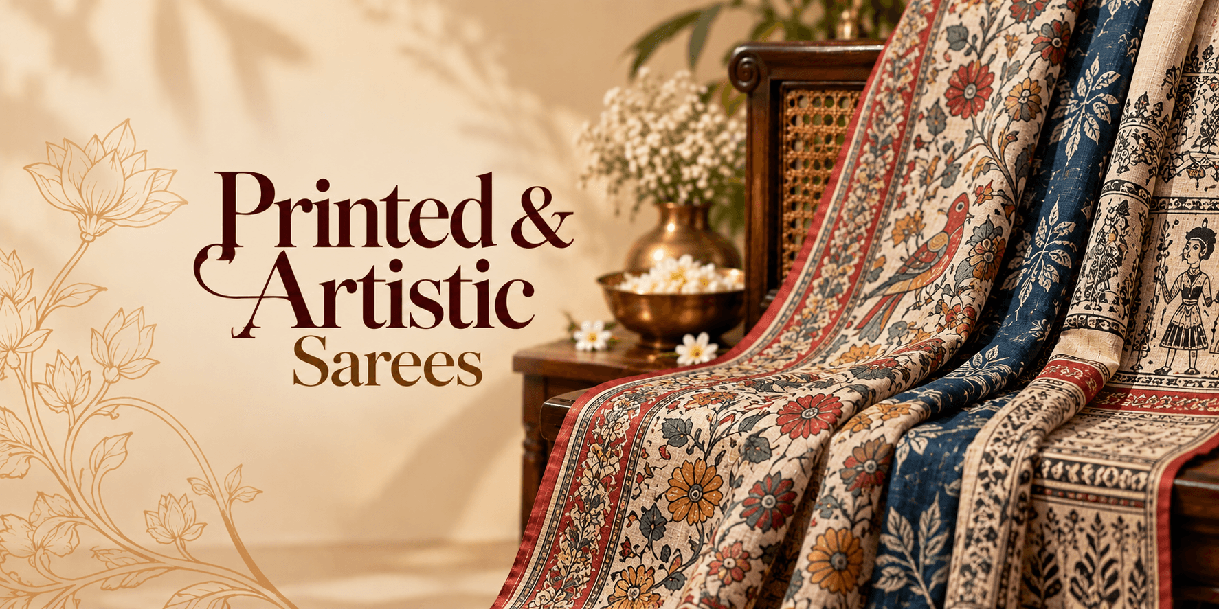 Printed & Artistic Sarees